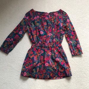 Peek dress in liberty london print